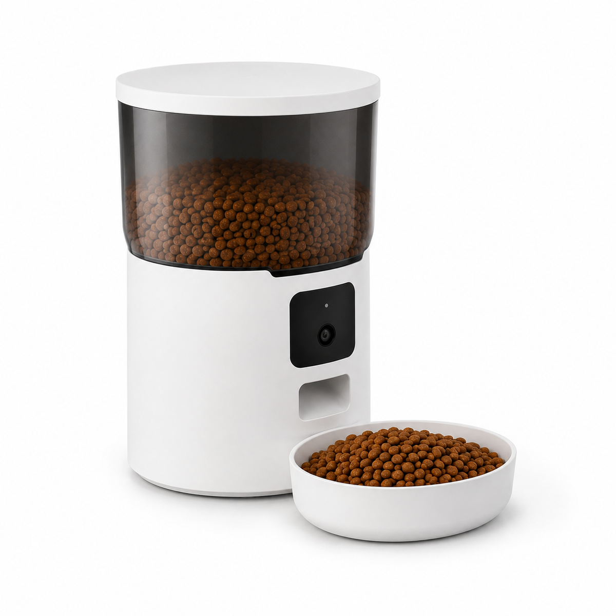 Alimentador Automático 4 L com Câmera Wi-Fi para Cães e Gatos
