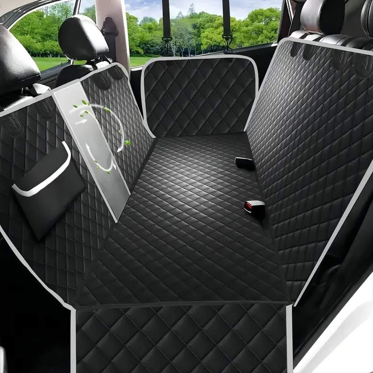 Almofada Impermeável para Banco de Carro 147x137 cm para Cães