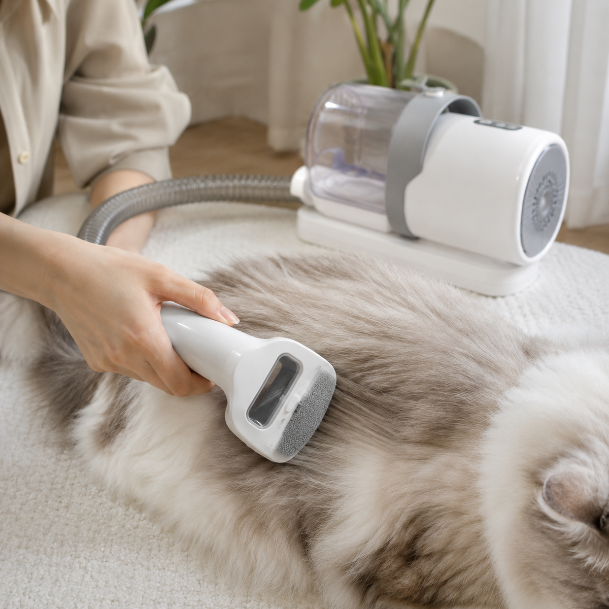 Aspirador de Tosa 7 em 1 com Sucção de Pelos para Cães e Gatos