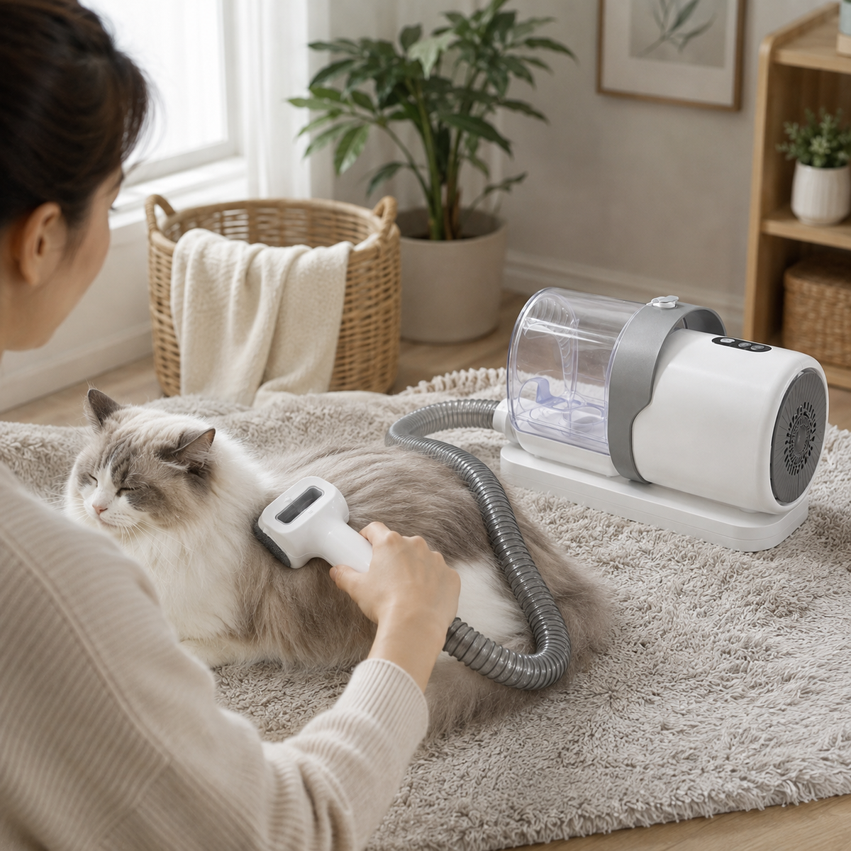 Aspirador de Tosa 7 em 1 com Sucção de Pelos para Cães e Gatos