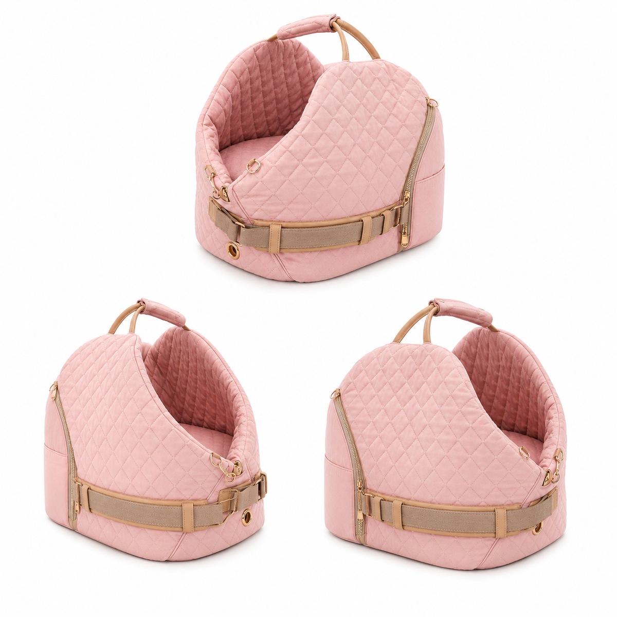 Bolsa de Transporte 2 em 1 com Caminha para Cães e Gatos