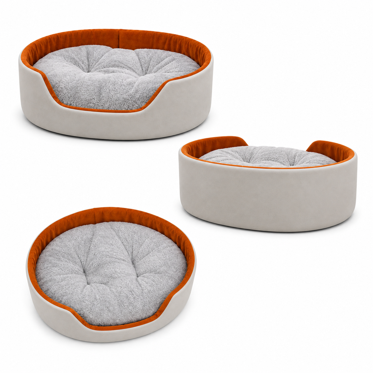 Cama Oval 60x40 cm para Cães e Gatos