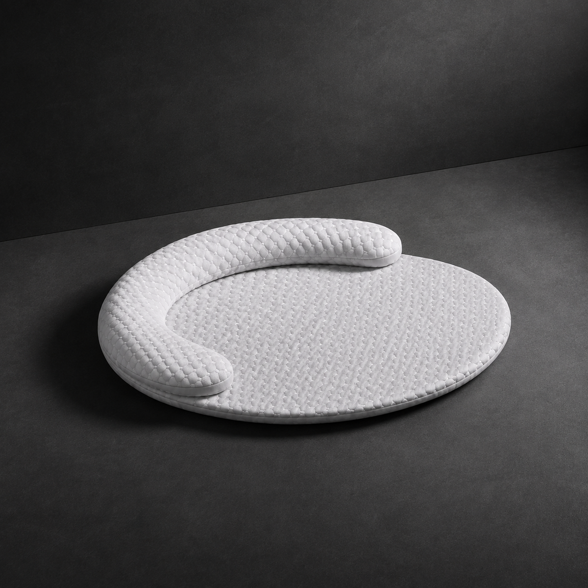Cama Refrescante Oval com Tecido Gelado para Cães e Gatos
