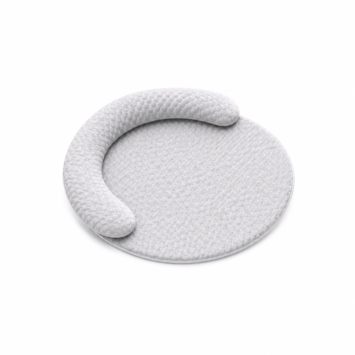 Cama Refrescante Oval com Tecido Gelado para Cães e Gatos