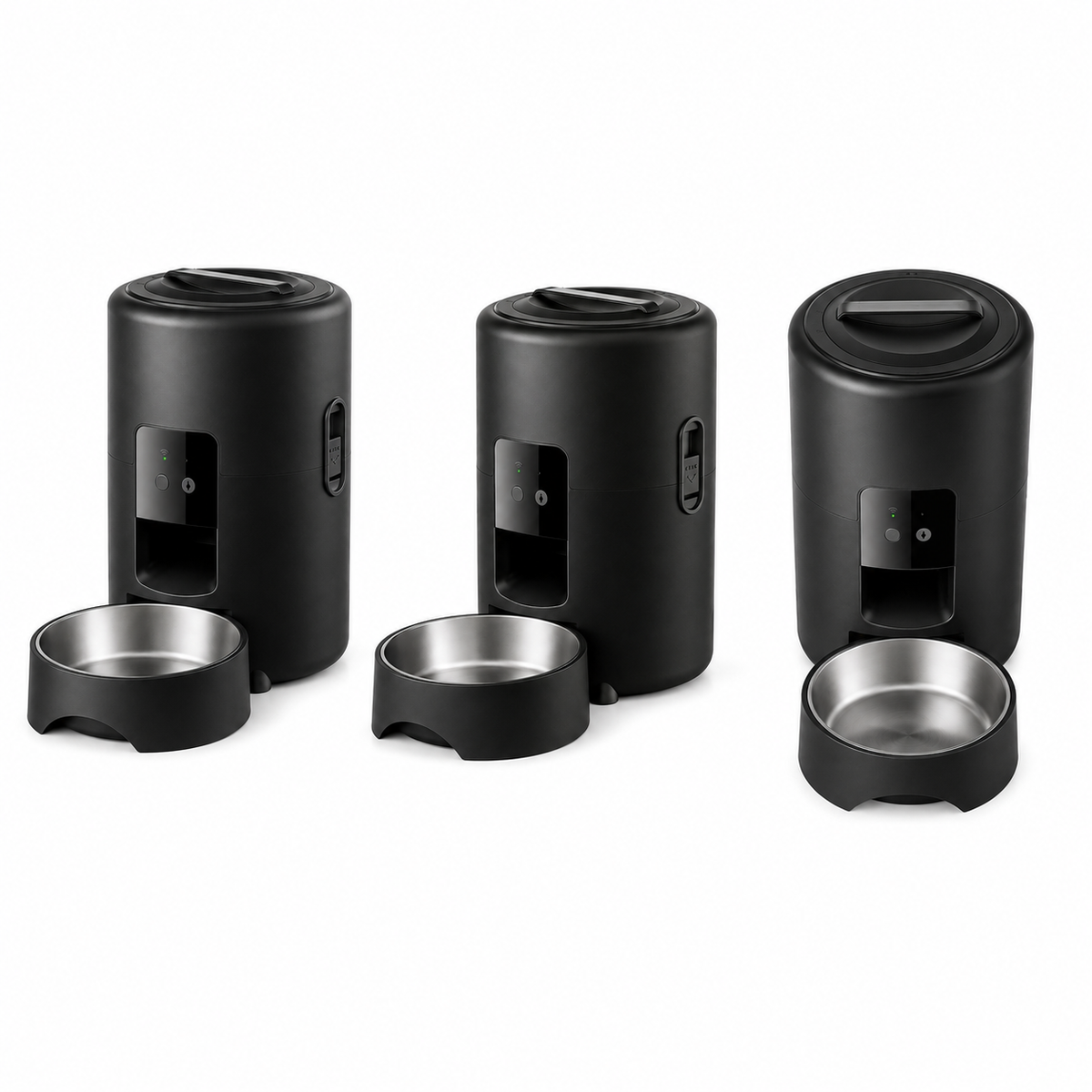 Dispensador de Ração Wi-Fi com Tigela Inox para Cães e Gatos