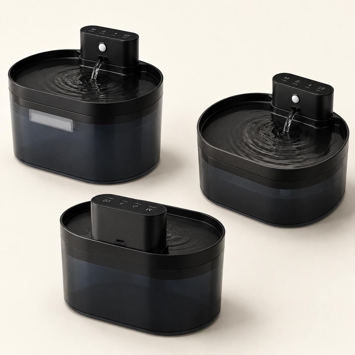 Fonte de Água Sem Fio 2,2 L com Sensor para Gatos