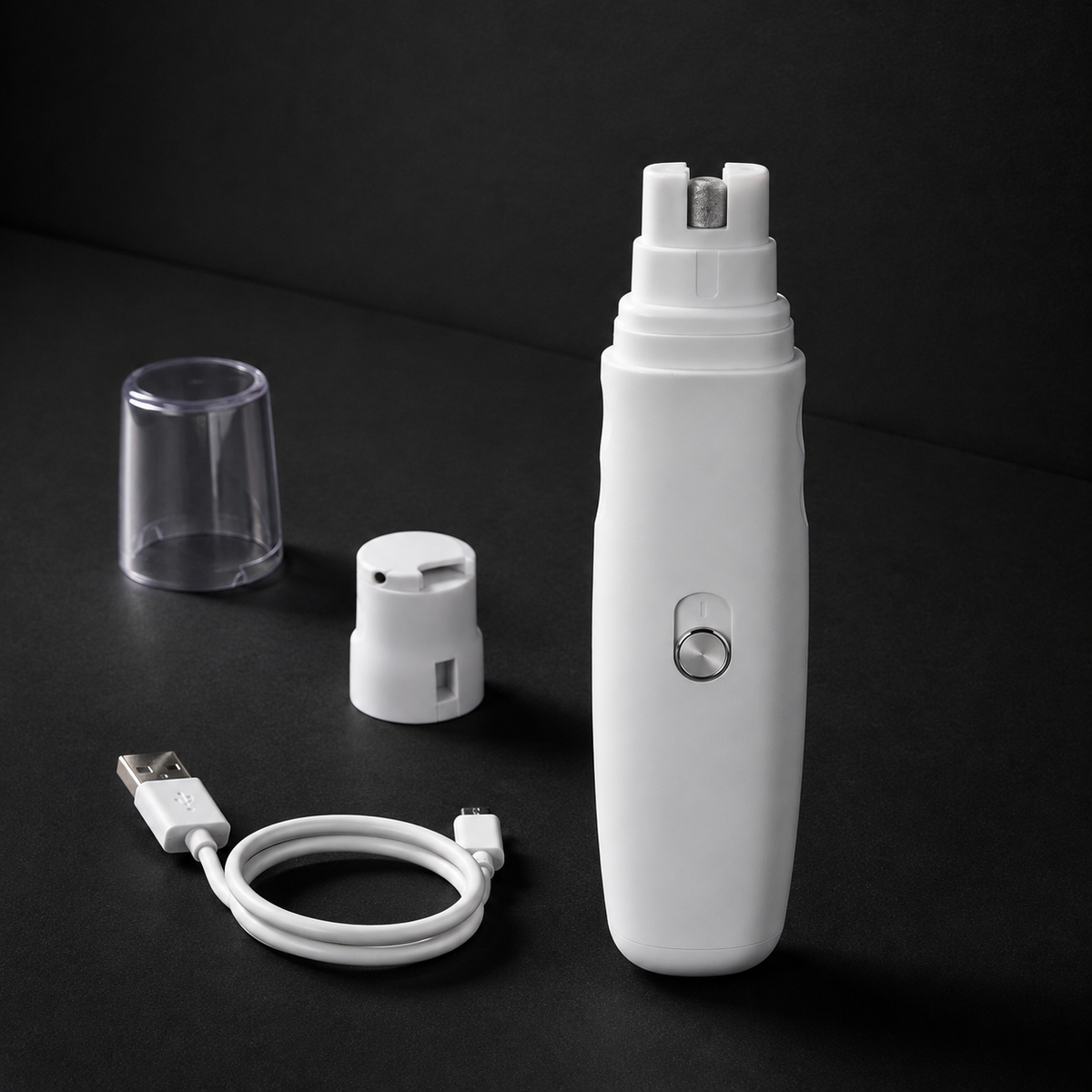 Lixadeira de Unhas Elétrica Silenciosa USB para Cães e Gatos