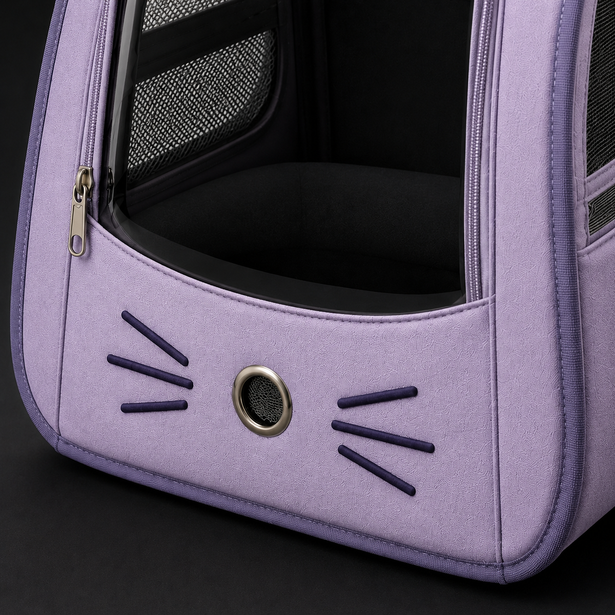 Mochila de Transporte com Visor Transparente para Gatos