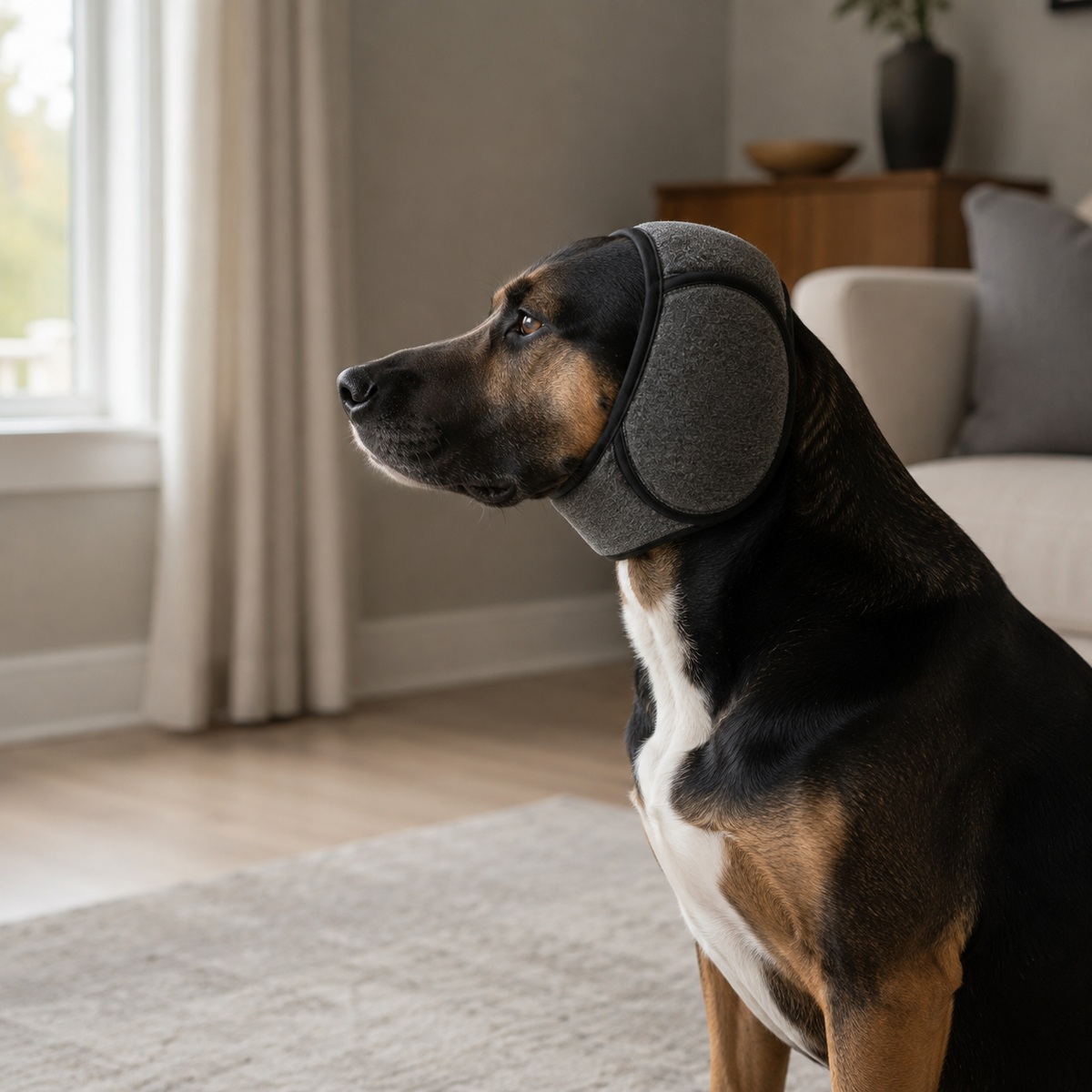 Protetor Auricular com Redução de Ruído para Cães